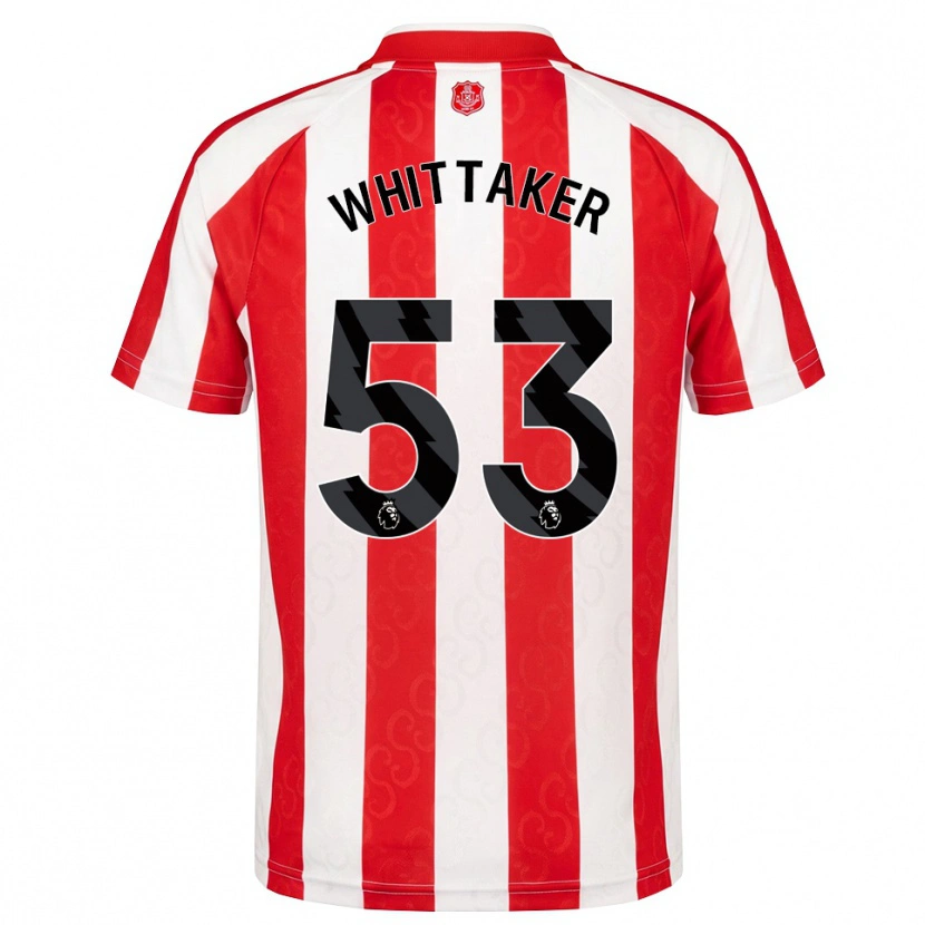 Danxen Homme Maillot Jack Whittaker #53 Rouge Blanc Noir Tenues Domicile 2026/27 T-Shirt