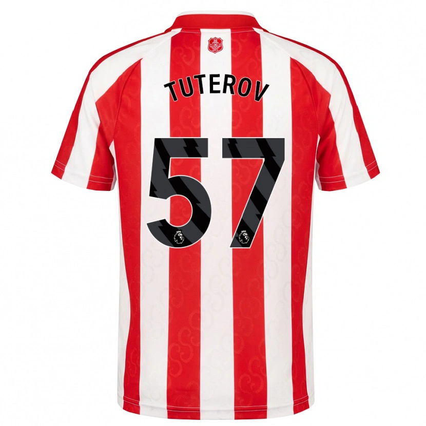 Danxen Homme Maillot Timur Tuterov #57 Rouge Blanc Noir Tenues Domicile 2026/27 T-Shirt