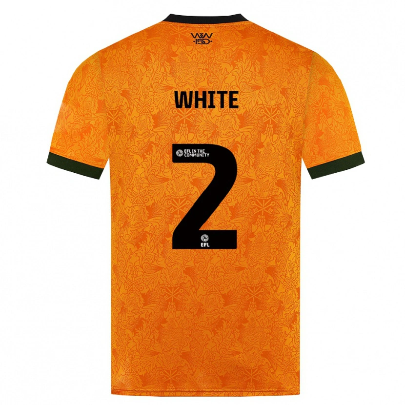 Danxen Homme Maillot Alfie White #2 Orange Noir Tenues Domicile 2026/27 T-Shirt