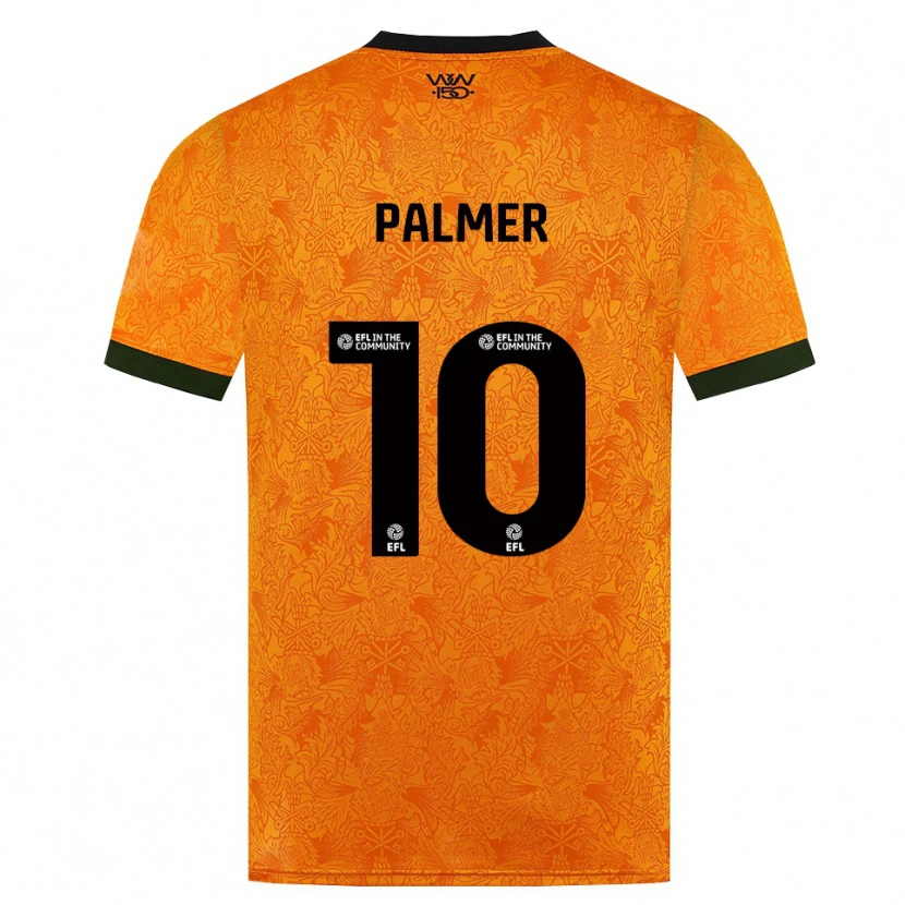 Danxen Homme Maillot Jamila Palmer #10 Orange Noir Tenues Domicile 2026/27 T-Shirt