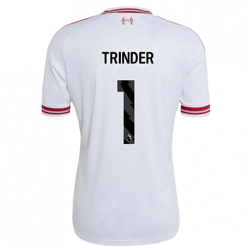 Danxen Homme Maillot Zach Trinder #1 Rouge Blanc Tenues Extérieur 2026/27 T-Shirt