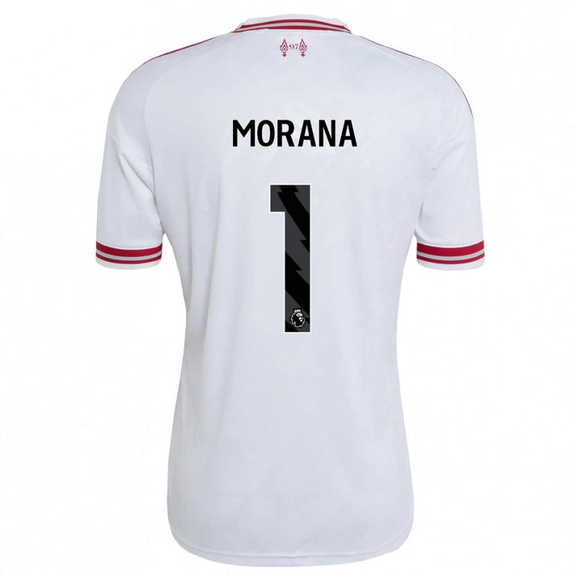 Danxen Homme Maillot Nathan Morana #1 Rouge Blanc Tenues Extérieur 2026/27 T-Shirt