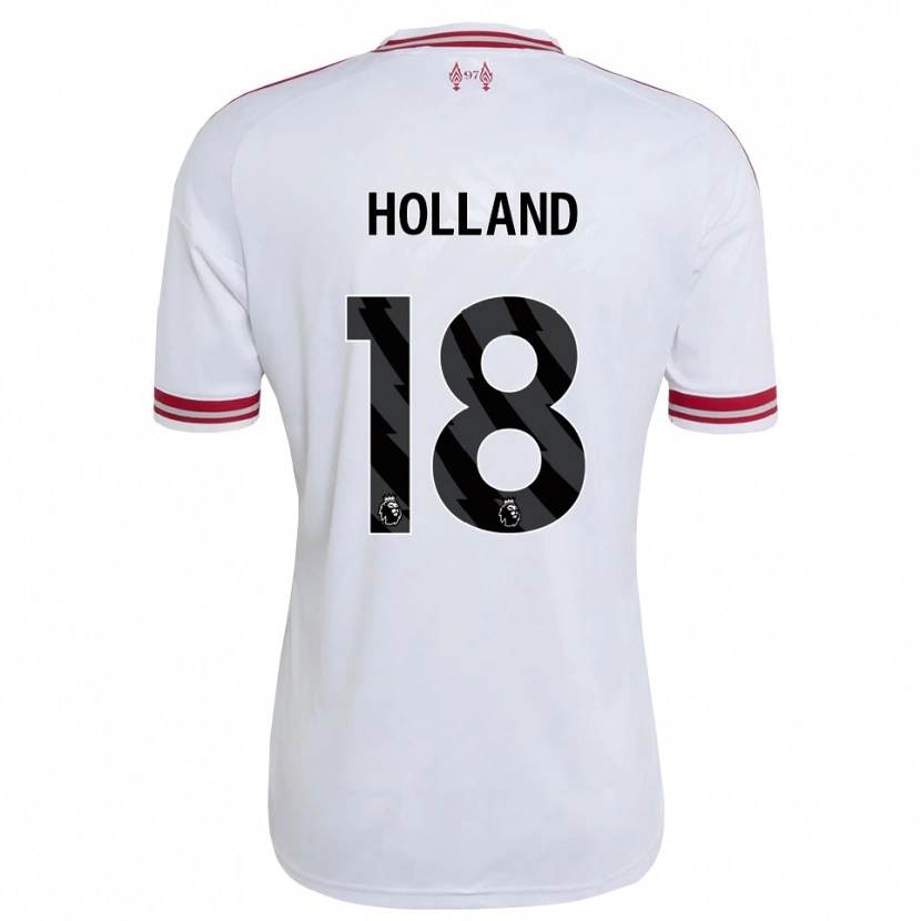 Danxen Homme Maillot Ceri Holland #18 Rouge Blanc Tenues Extérieur 2026/27 T-Shirt