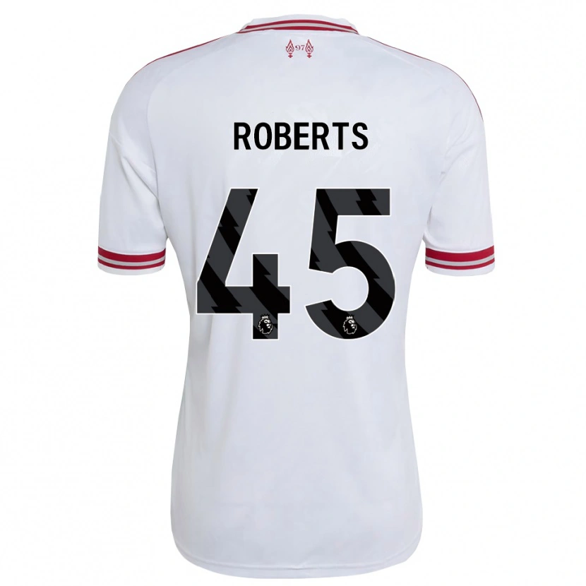 Danxen Homme Maillot Iwan Roberts #45 Rouge Blanc Tenues Extérieur 2026/27 T-Shirt