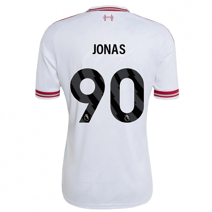 Danxen Homme Maillot Lee Jonas #90 Rouge Blanc Tenues Extérieur 2026/27 T-Shirt