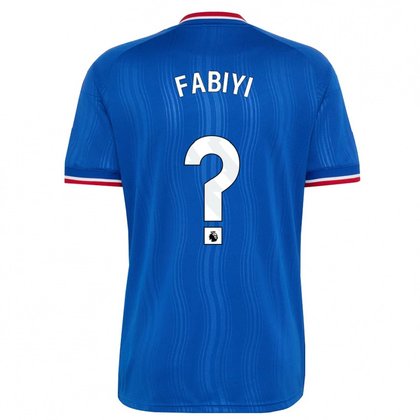 Danxen Homme Maillot Idris Fabiyi #0 Bleu Blanc Rouge Tenues Extérieur 2026/27 T-Shirt