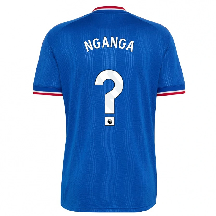 Danxen Homme Maillot Jodie Nganga #0 Bleu Blanc Rouge Tenues Extérieur 2026/27 T-Shirt