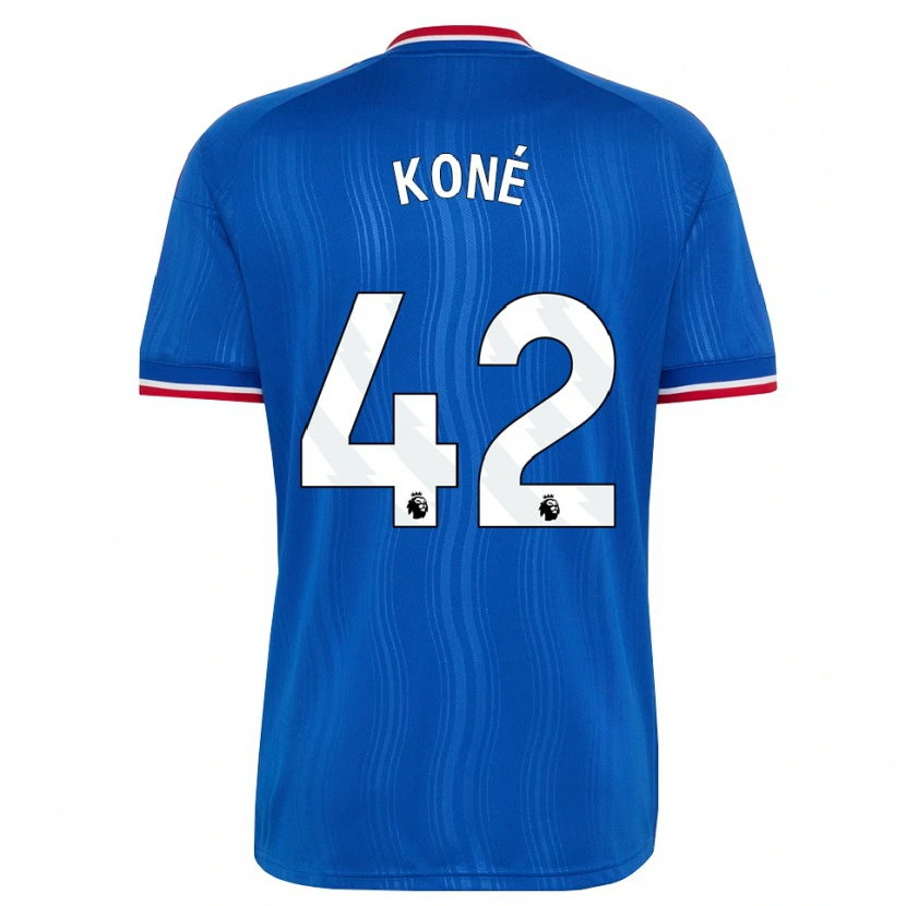 Danxen Homme Maillot Sékou Koné #42 Bleu Blanc Rouge Tenues Extérieur 2026/27 T-Shirt