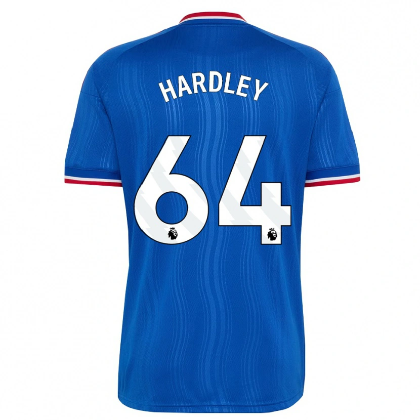 Danxen Homme Maillot Bjorn Hardley #64 Bleu Blanc Rouge Tenues Extérieur 2026/27 T-Shirt