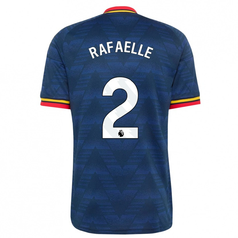 Danxen Homme Maillot Rafaelle Souza #2 Midnightblue Jaune Rouge Tenues Extérieur 2026/27 T-Shirt