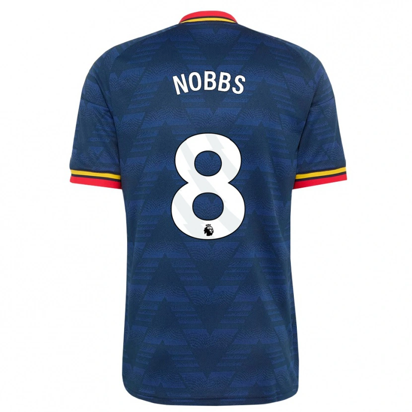 Danxen Homme Maillot Nobbs #8 Midnightblue Jaune Rouge Tenues Extérieur 2026/27 T-Shirt