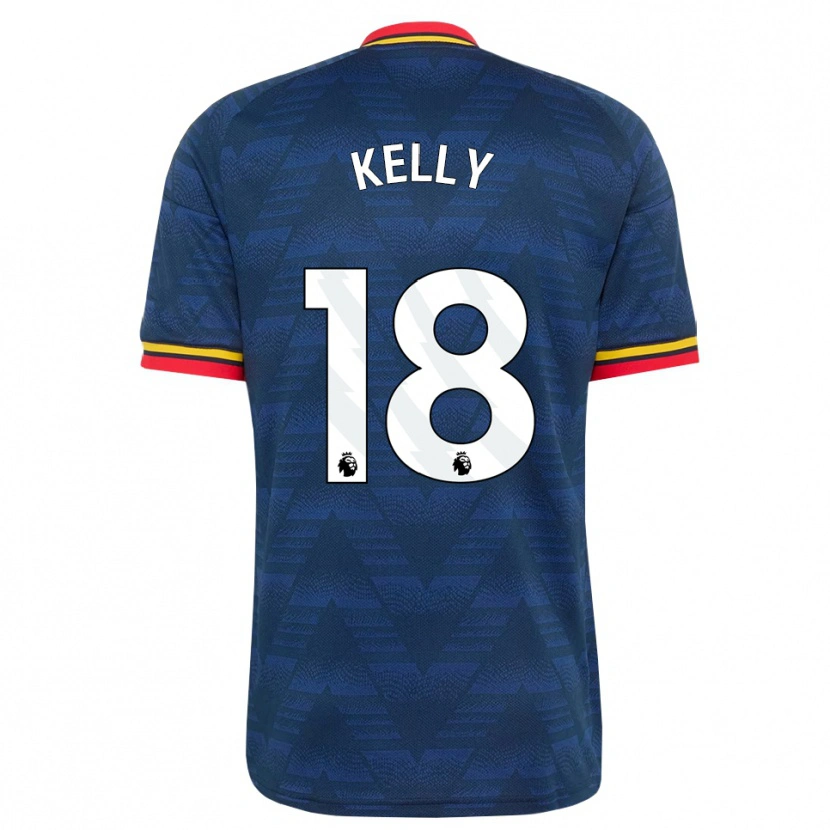 Danxen Homme Maillot Chloe Kelly #18 Midnightblue Jaune Rouge Tenues Extérieur 2026/27 T-Shirt