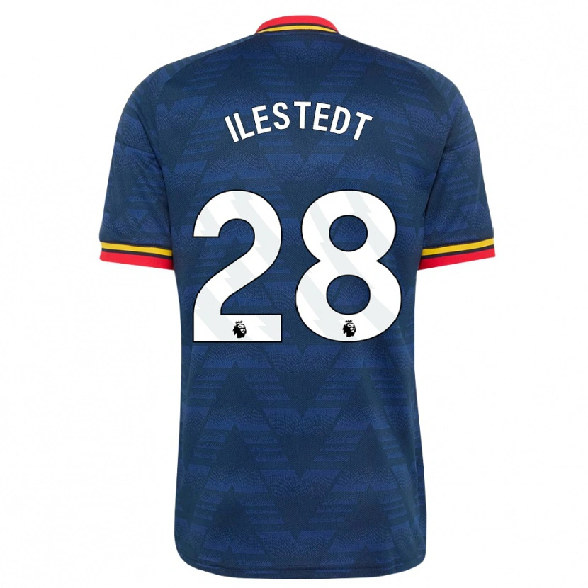 Danxen Homme Maillot Amanda Ilestedt #28 Midnightblue Jaune Rouge Tenues Extérieur 2026/27 T-Shirt