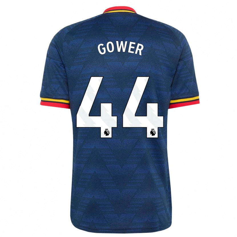 Danxen Homme Maillot Jimi Gower #44 Midnightblue Jaune Rouge Tenues Extérieur 2026/27 T-Shirt