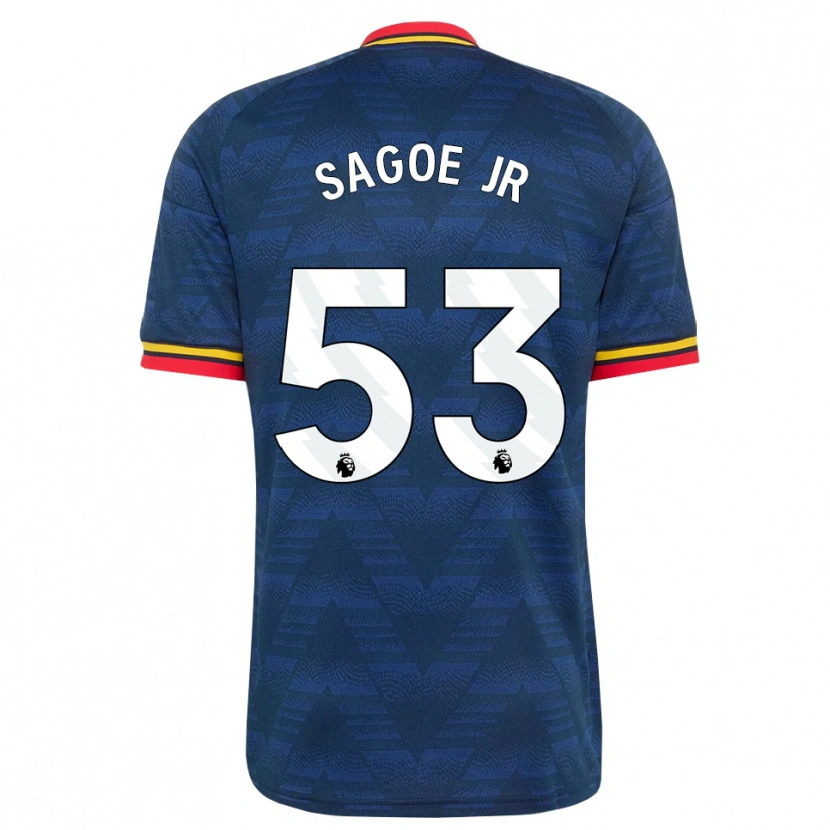 Danxen Homme Maillot Charles Sagoe Jr #53 Midnightblue Jaune Rouge Tenues Extérieur 2026/27 T-Shirt