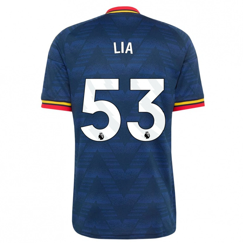 Danxen Homme Maillot Vivienne Lia #53 Midnightblue Jaune Rouge Tenues Extérieur 2026/27 T-Shirt