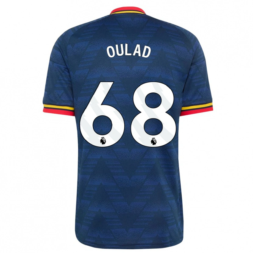 Danxen Homme Maillot Salah-Eddine Oulad M'hand #68 Midnightblue Jaune Rouge Tenues Extérieur 2026/27 T-Shirt