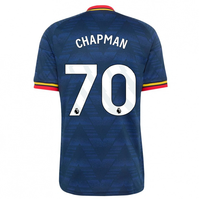Danxen Homme Maillot Samuel Chapman #70 Midnightblue Jaune Rouge Tenues Extérieur 2026/27 T-Shirt