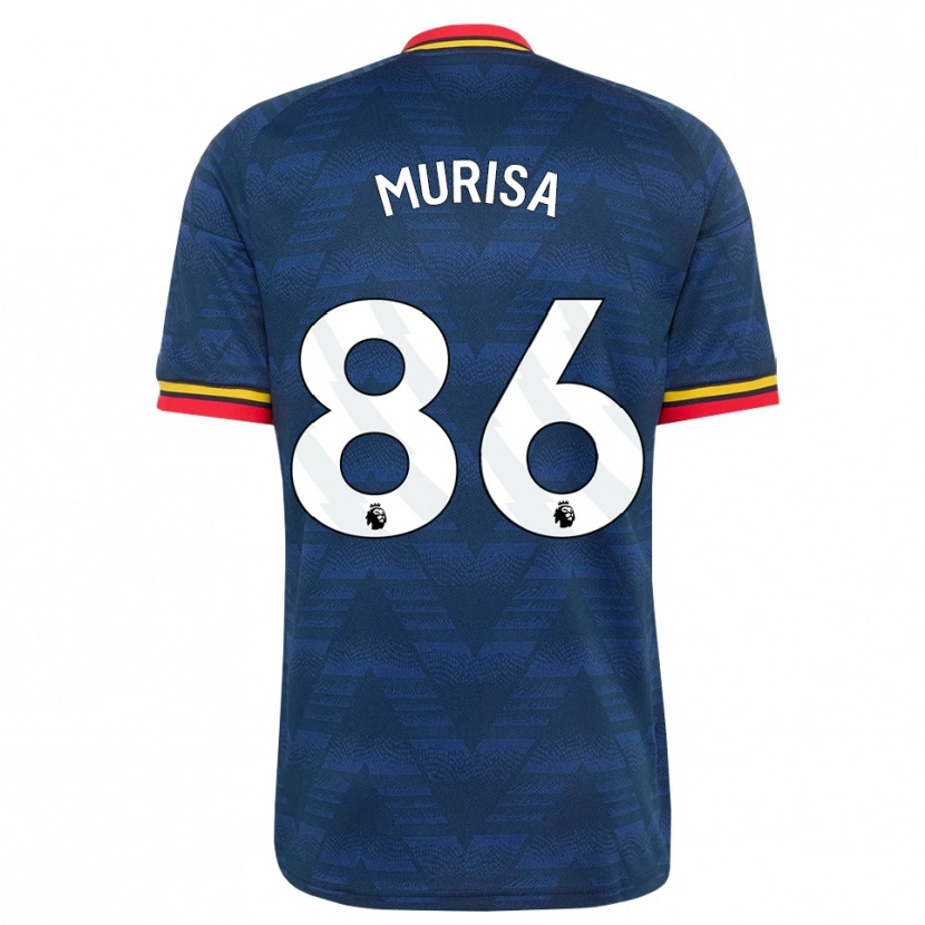 Danxen Homme Maillot Teshaun Murisa #86 Midnightblue Jaune Rouge Tenues Extérieur 2026/27 T-Shirt