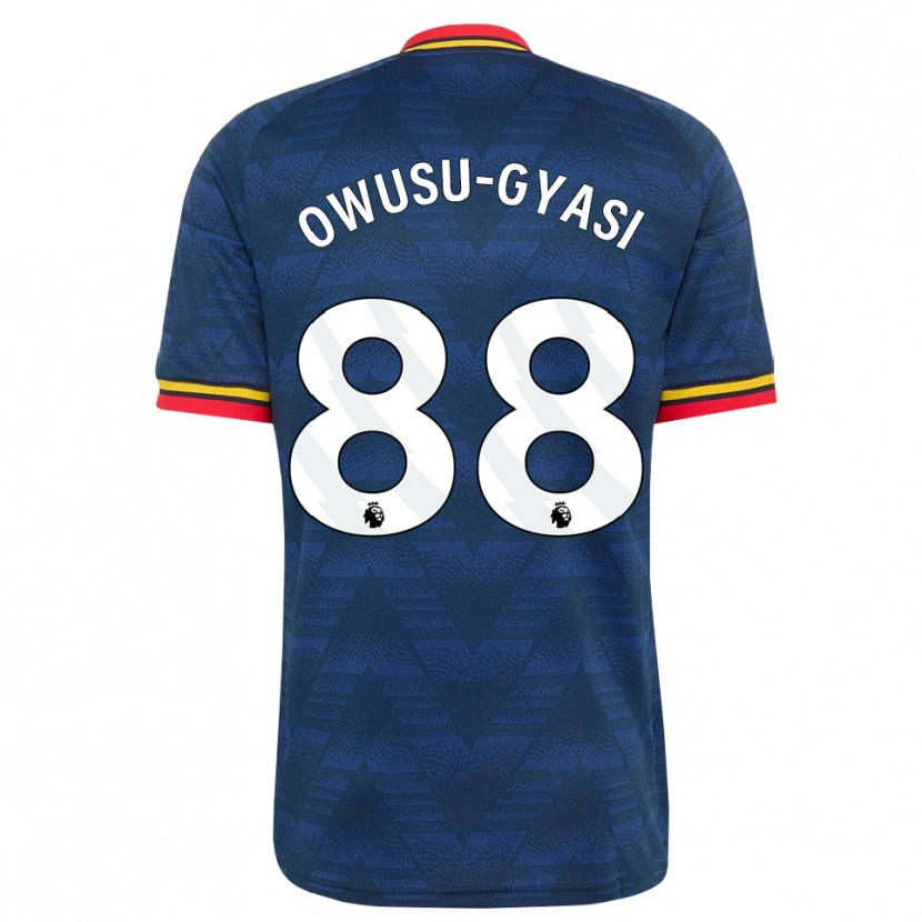 Danxen Homme Maillot Abraham Owusu-Gyasi #88 Midnightblue Jaune Rouge Tenues Extérieur 2026/27 T-Shirt