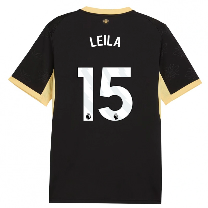 Danxen Homme Maillot Leila Ouahabi #15 Noir Jaune Tenues Extérieur 2026/27 T-Shirt