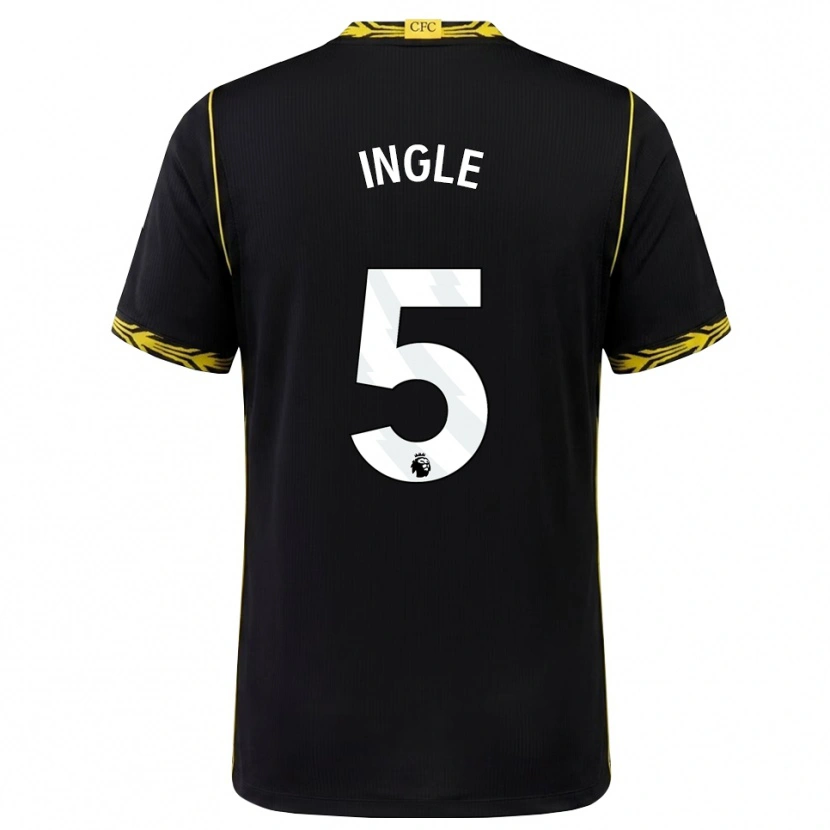 Danxen Homme Maillot Sophie Ingle #5 Noir Jaune Tenues Extérieur 2026/27 T-Shirt
