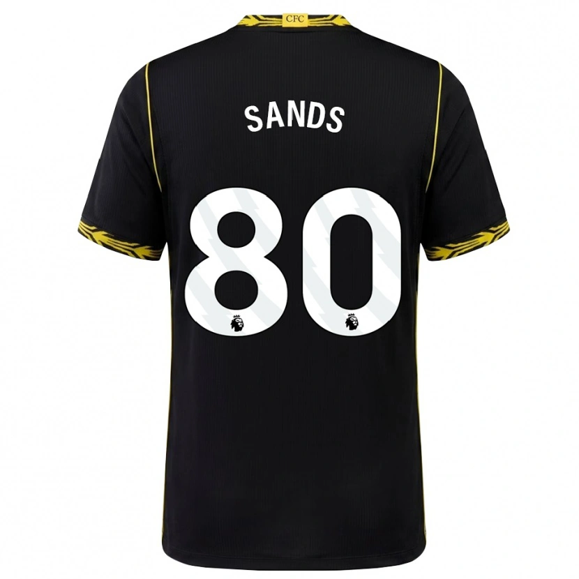 Danxen Homme Maillot Hudson Sands #80 Noir Jaune Tenues Extérieur 2026/27 T-Shirt
