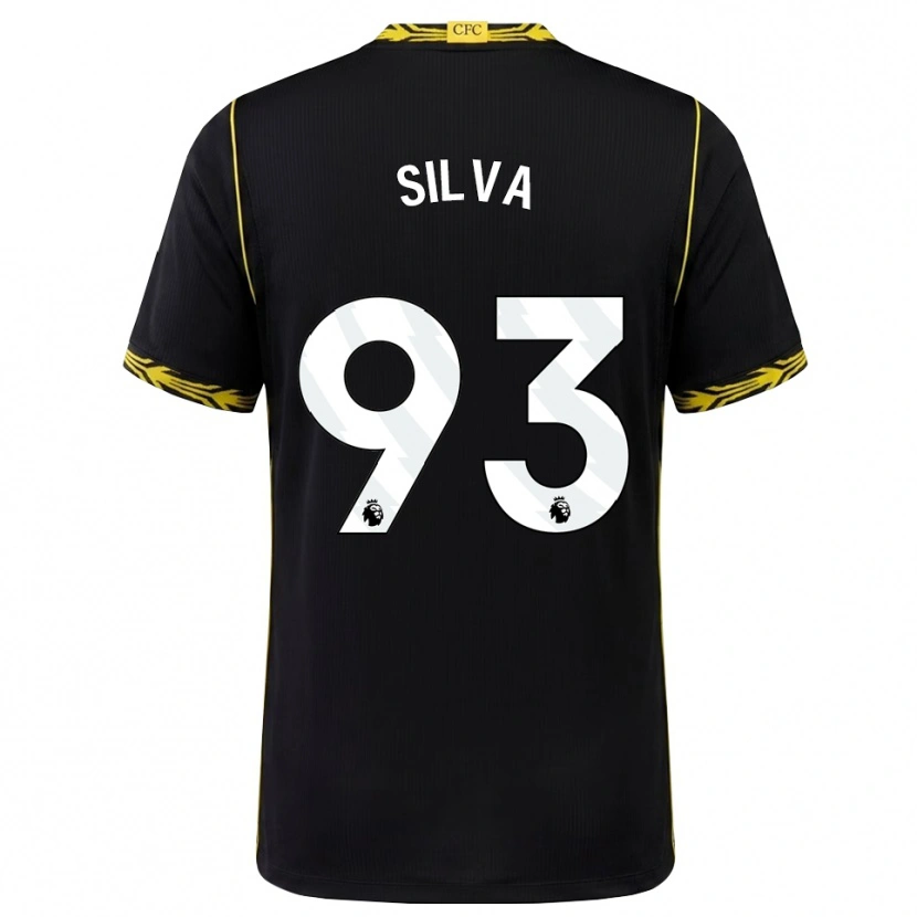 Danxen Homme Maillot Isaac Badu #93 Noir Jaune Tenues Extérieur 2026/27 T-Shirt