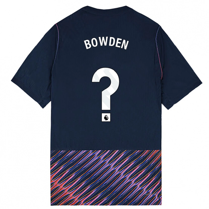 Danxen Homme Maillot Jamie Bowden #0 Bleu Royal Blanc Tenues Extérieur 2026/27 T-Shirt