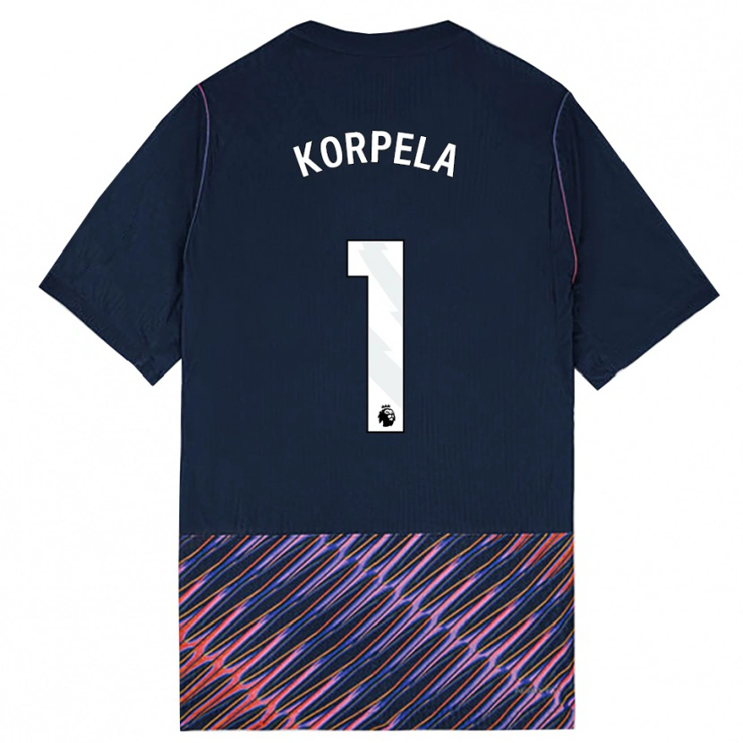 Danxen Homme Maillot Tinja-Riikka Korpela #1 Bleu Royal Blanc Tenues Extérieur 2026/27 T-Shirt