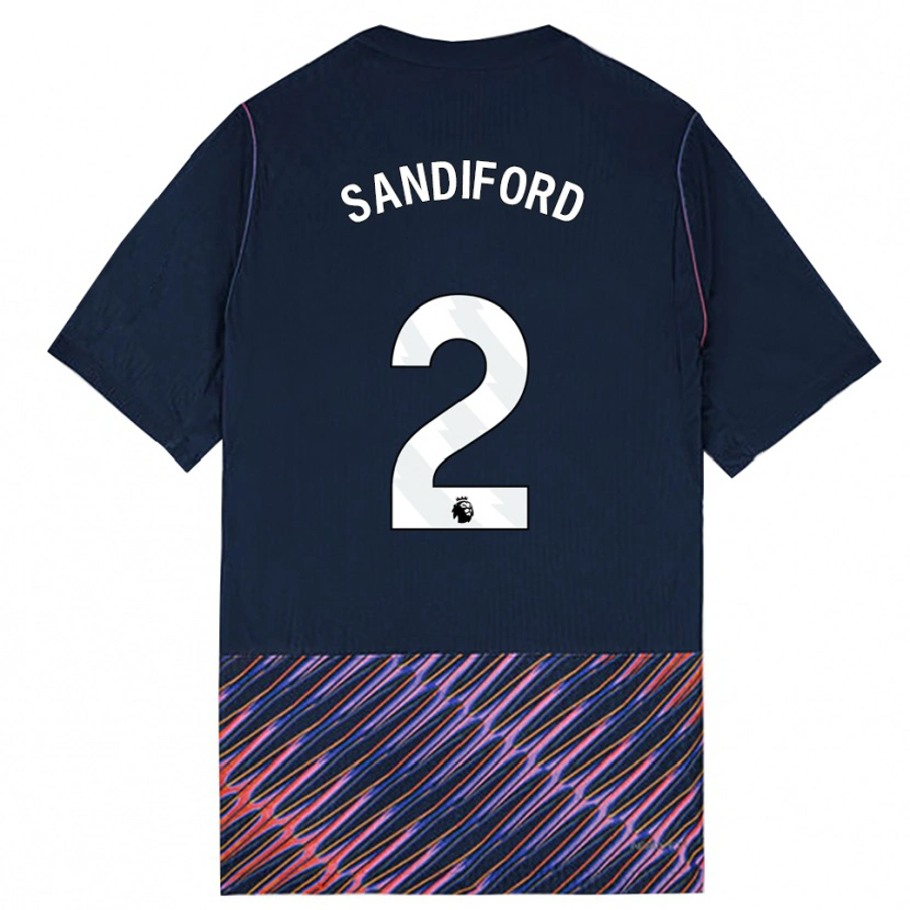 Danxen Homme Maillot Oscar Sandiford #2 Bleu Royal Blanc Tenues Extérieur 2026/27 T-Shirt