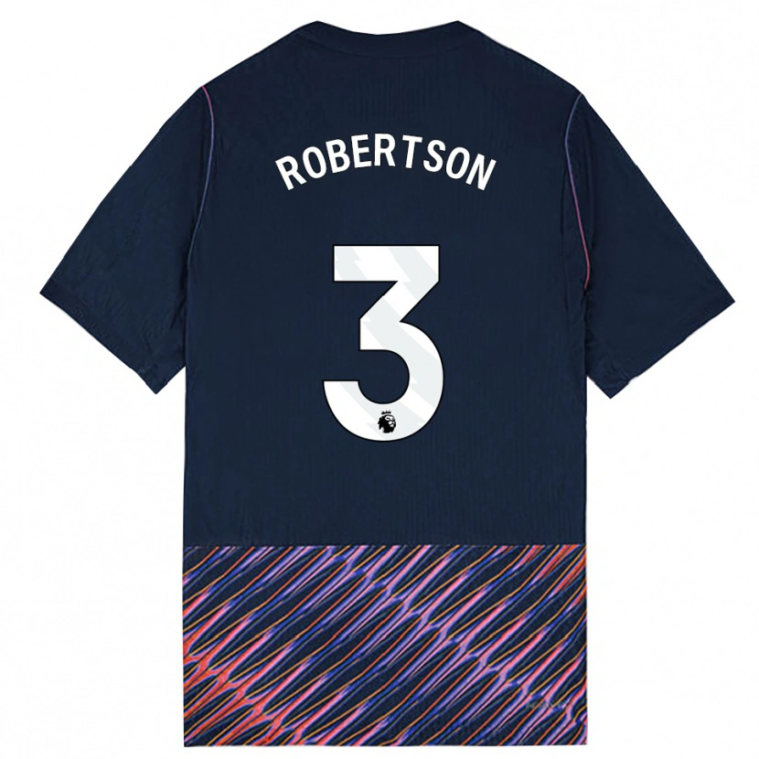 Danxen Homme Maillot Andrew Robertson #3 Bleu Royal Blanc Tenues Extérieur 2026/27 T-Shirt