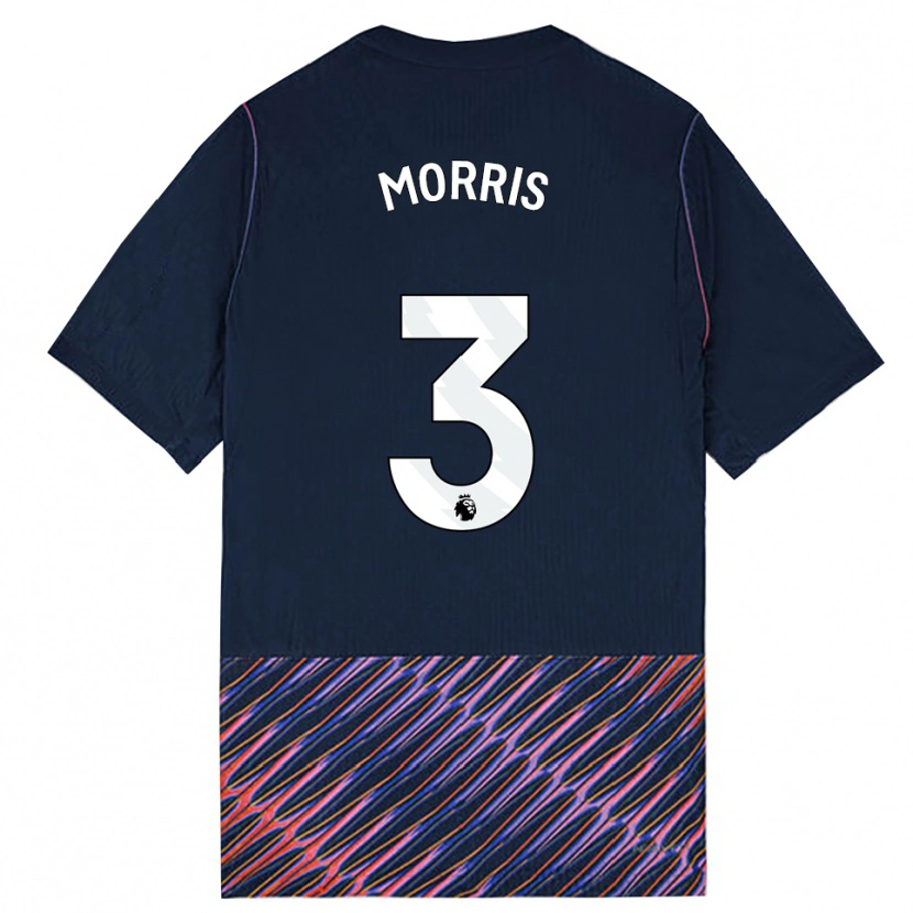 Danxen Homme Maillot Ella Morris #3 Bleu Royal Blanc Tenues Extérieur 2026/27 T-Shirt