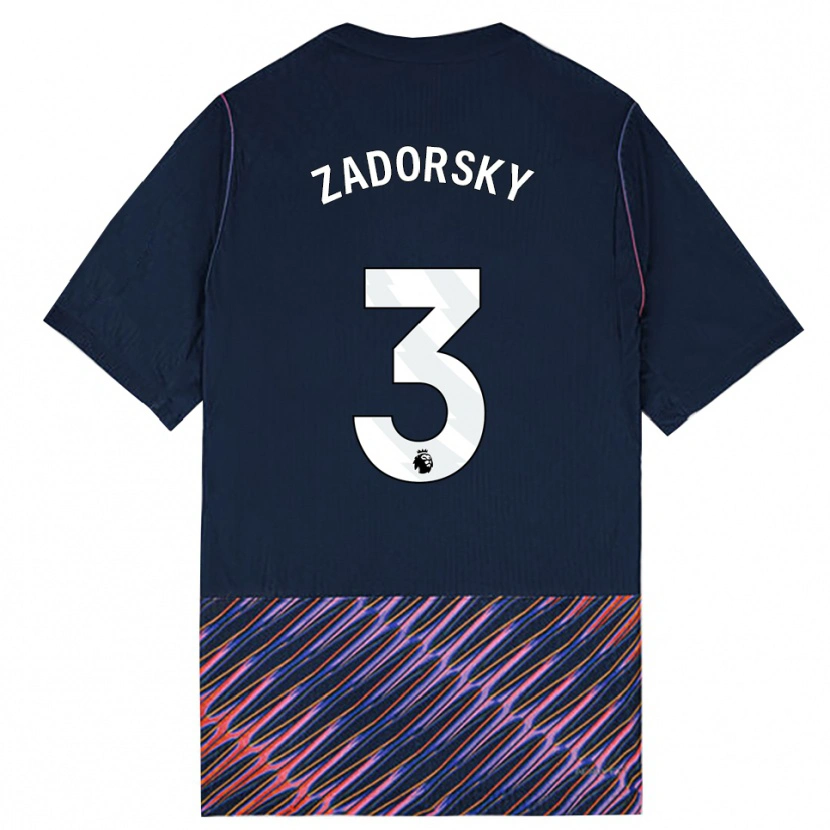 Danxen Homme Maillot Shelina Zadorsky #3 Bleu Royal Blanc Tenues Extérieur 2026/27 T-Shirt