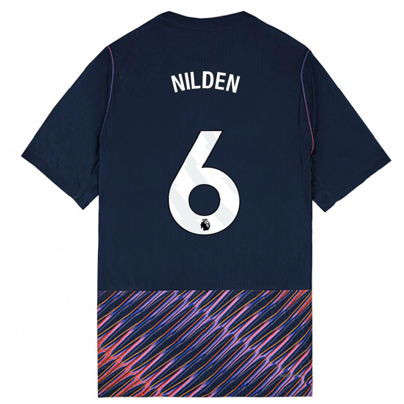 Danxen Homme Maillot Amanda Nildén #6 Bleu Royal Blanc Tenues Extérieur 2026/27 T-Shirt
