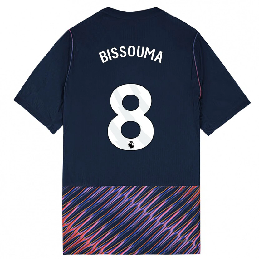 Danxen Homme Maillot Yves Bissouma #8 Bleu Royal Blanc Tenues Extérieur 2026/27 T-Shirt