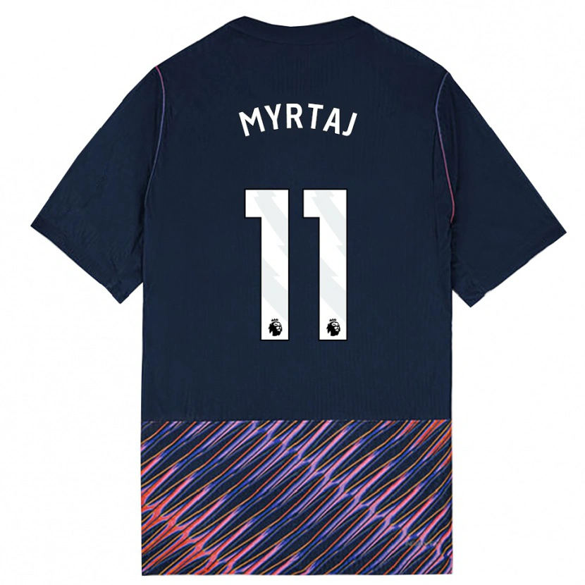 Danxen Homme Maillot Leon Myrtaj #11 Bleu Royal Blanc Tenues Extérieur 2026/27 T-Shirt