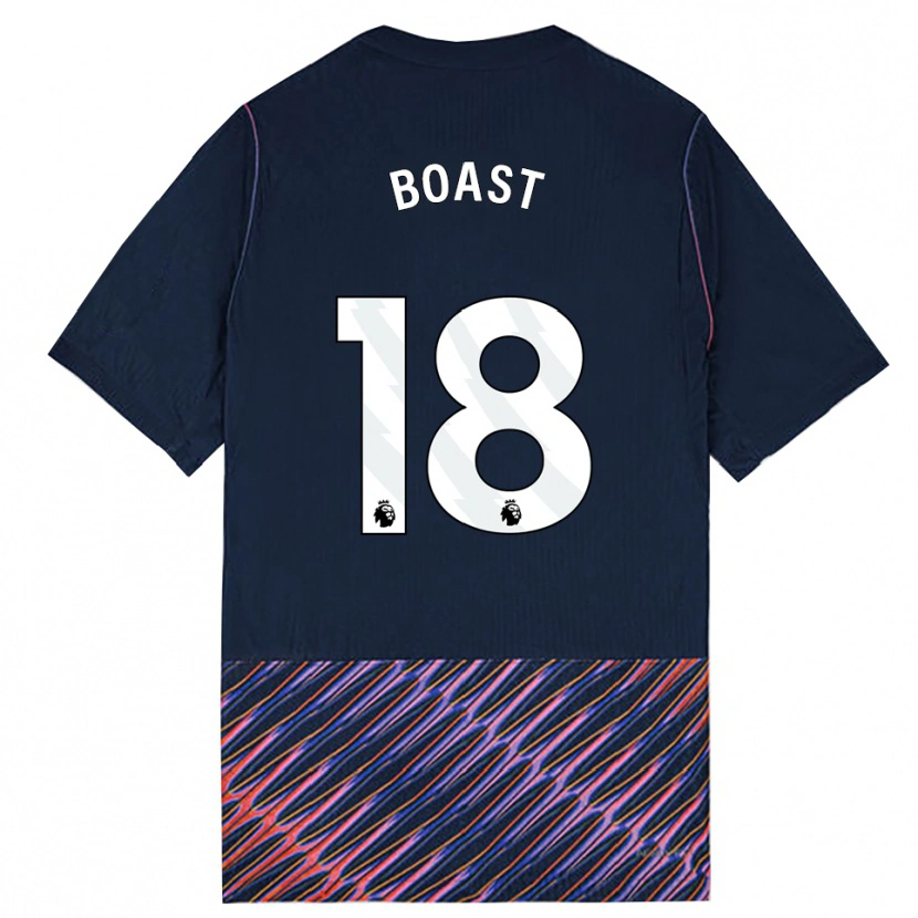 Danxen Homme Maillot Oliver Boast #18 Bleu Royal Blanc Tenues Extérieur 2026/27 T-Shirt