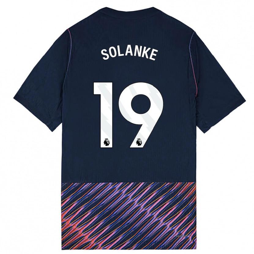 Danxen Homme Maillot Dominic Solanke #19 Bleu Royal Blanc Tenues Extérieur 2026/27 T-Shirt