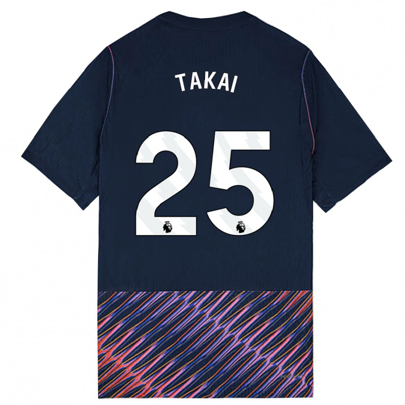 Danxen Homme Maillot Kota Takai #25 Bleu Royal Blanc Tenues Extérieur 2026/27 T-Shirt