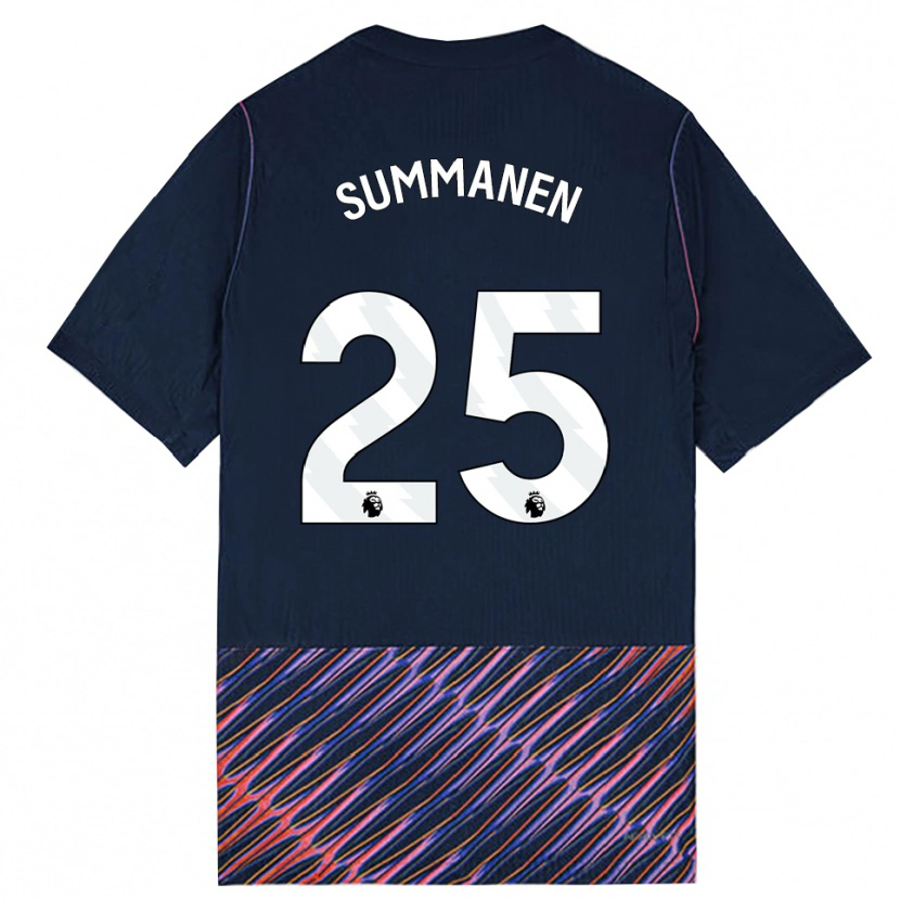 Danxen Homme Maillot Eveliina Summanen #25 Bleu Royal Blanc Tenues Extérieur 2026/27 T-Shirt