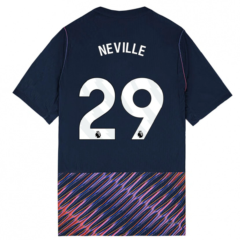 Danxen Homme Maillot Ashleigh Neville #29 Bleu Royal Blanc Tenues Extérieur 2026/27 T-Shirt