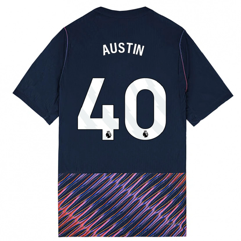Danxen Homme Maillot Brandon Austin #40 Bleu Royal Blanc Tenues Extérieur 2026/27 T-Shirt
