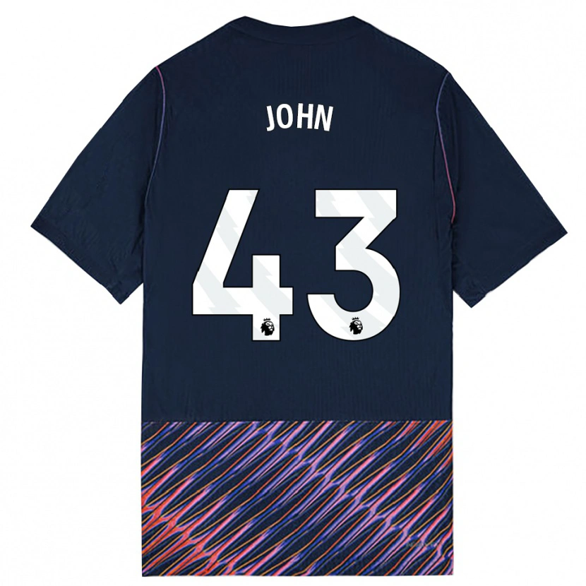 Danxen Homme Maillot Nile John #43 Bleu Royal Blanc Tenues Extérieur 2026/27 T-Shirt
