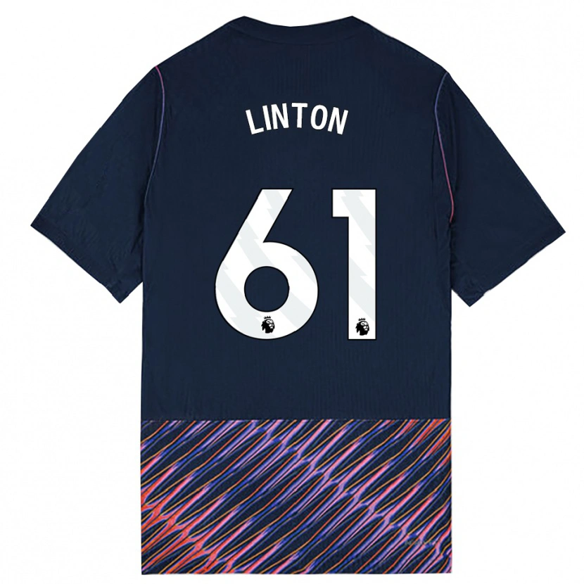Danxen Homme Maillot Jahziah Linton #61 Bleu Royal Blanc Tenues Extérieur 2026/27 T-Shirt