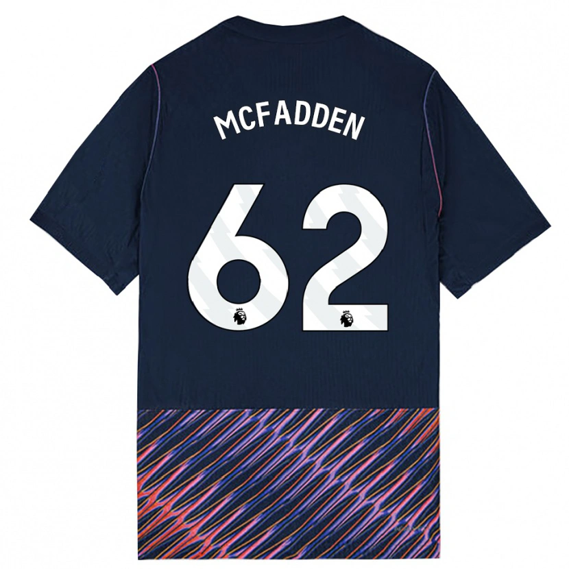 Danxen Homme Maillot Max Mcfadden #62 Bleu Royal Blanc Tenues Extérieur 2026/27 T-Shirt