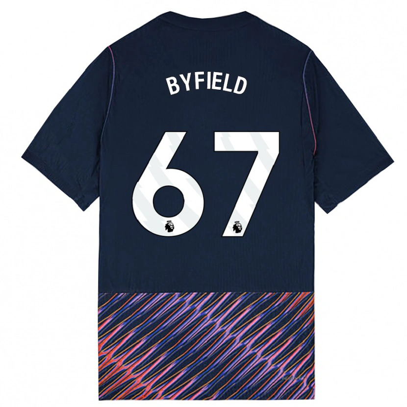 Danxen Homme Maillot Jun'ai Byfield #67 Bleu Royal Blanc Tenues Extérieur 2026/27 T-Shirt