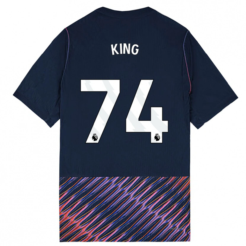 Danxen Homme Maillot Maeson King #74 Bleu Royal Blanc Tenues Extérieur 2026/27 T-Shirt