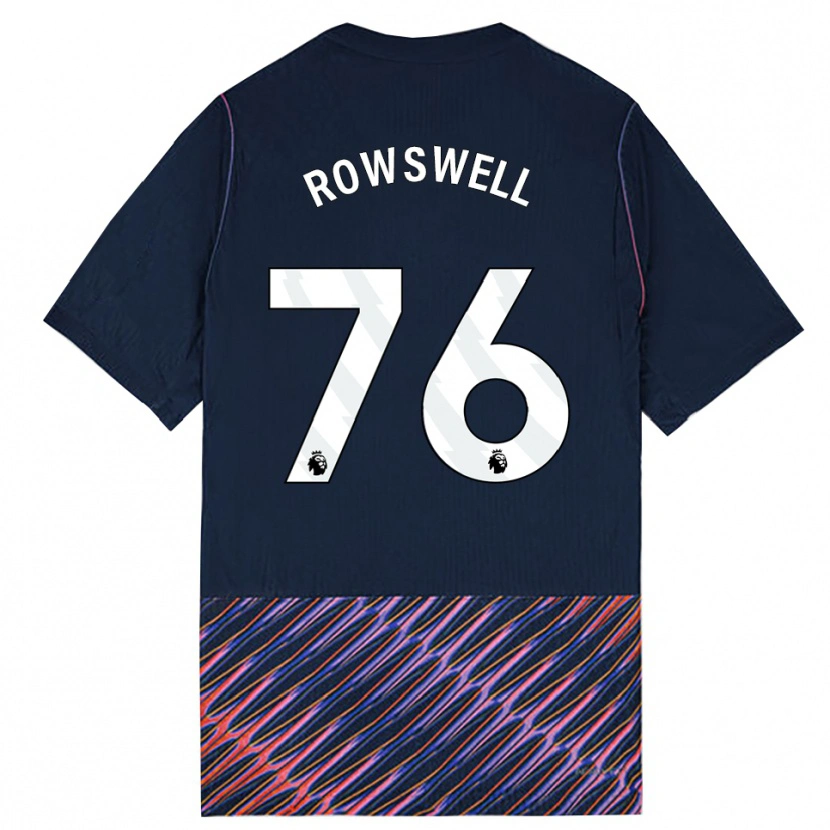 Danxen Homme Maillot James Rowswell #76 Bleu Royal Blanc Tenues Extérieur 2026/27 T-Shirt