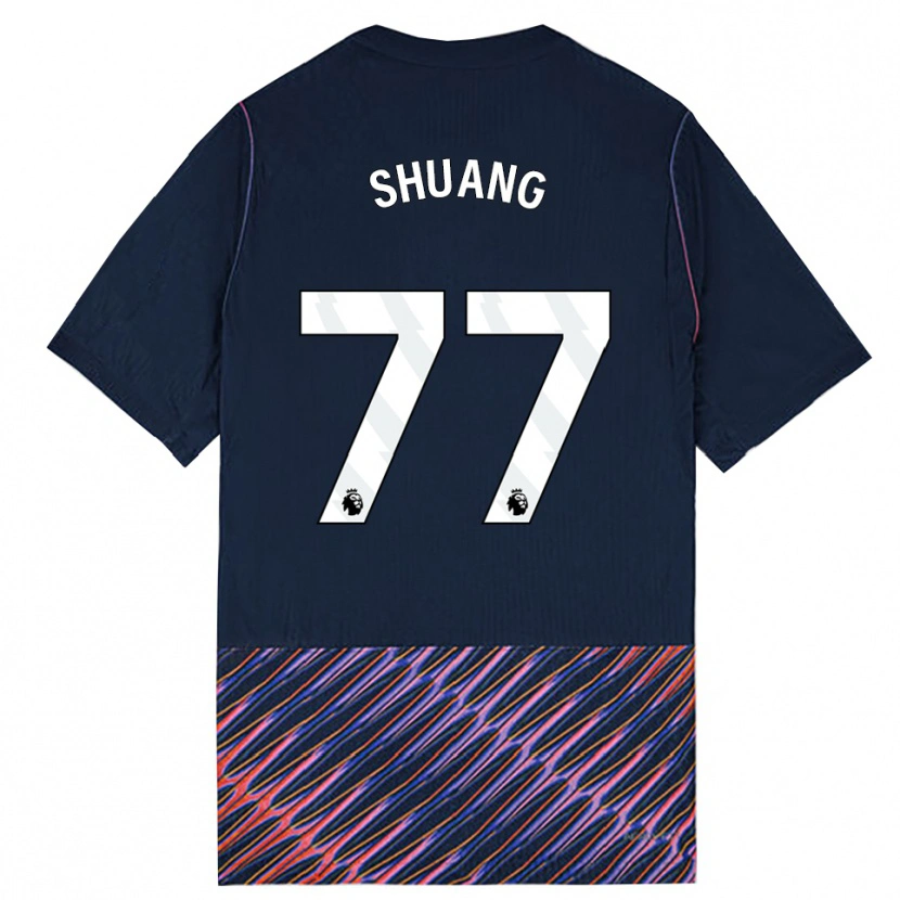 Danxen Homme Maillot Wang Shuang #77 Bleu Royal Blanc Tenues Extérieur 2026/27 T-Shirt